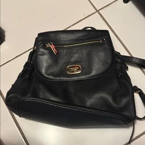 Michael Kors Black Leather Women's Bag